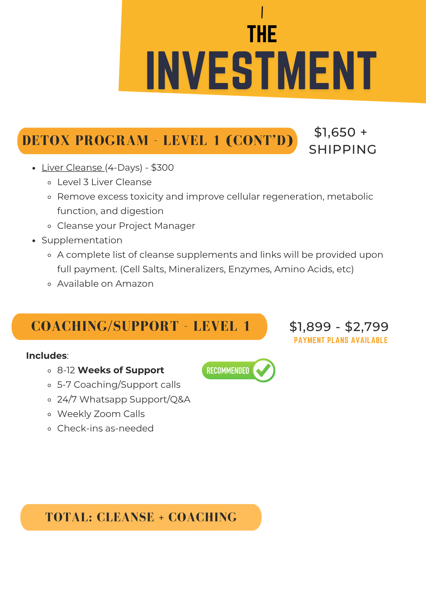 Hannah's getLIGHT Cleanse Program (4 Months)