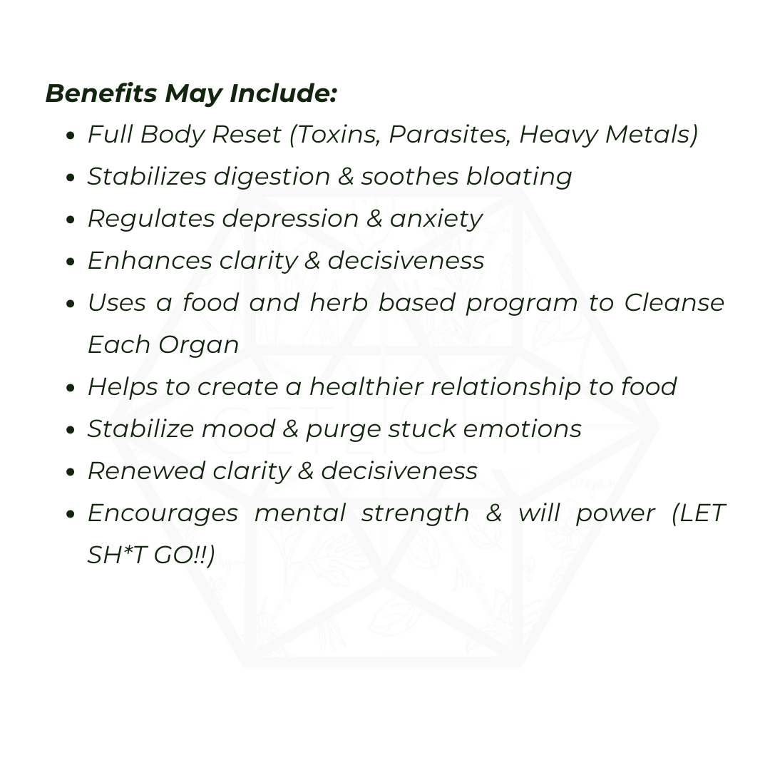 Parasite Cleanse + Organ Purification Program + Guide