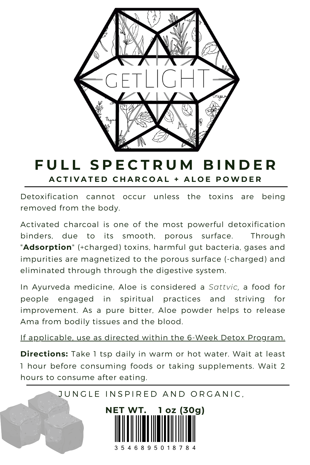 Full Spectrum Binder (Activated Charcoal)