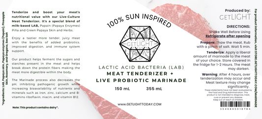 Live Probiotic Meat Marinade