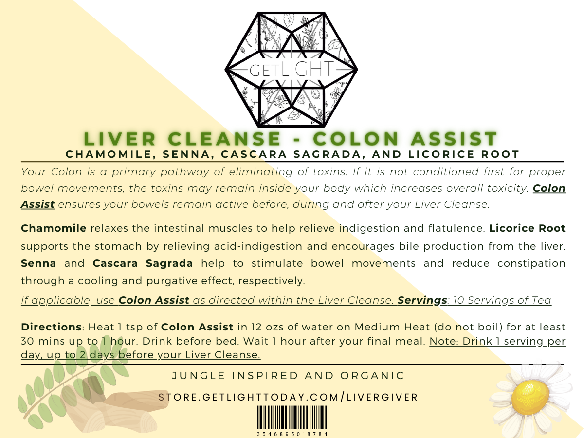 Liver Cleanse - Colon Assist (ONLY Available with our 3-Day Liver Cleanse)